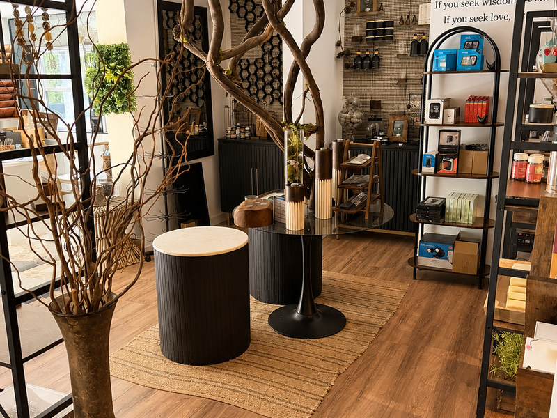 Wellness store ritual space