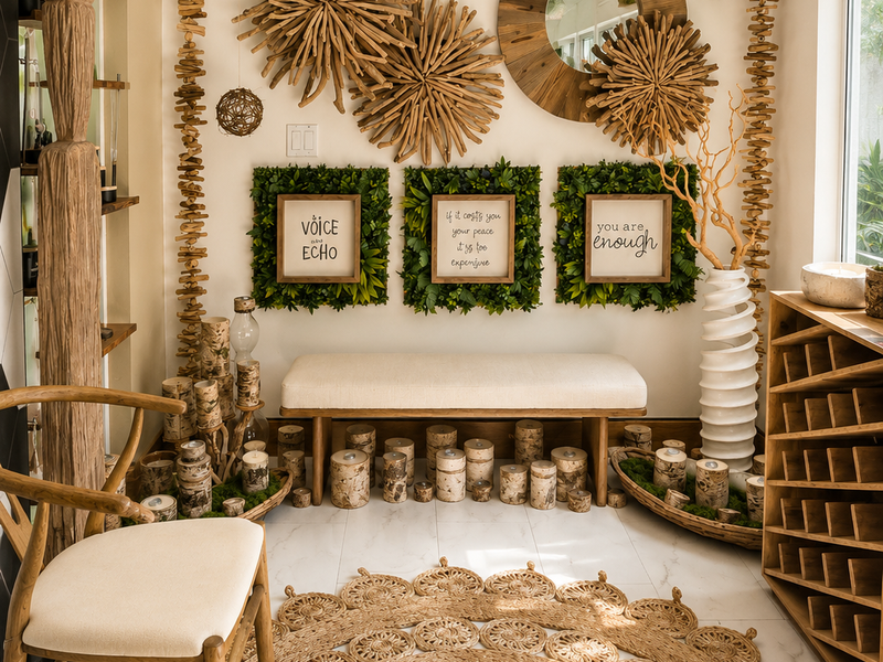 Entrance wall sanctuary